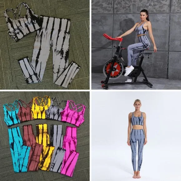 (NEW!) Activewear Tie Dye Sets - Picture 2 of 4